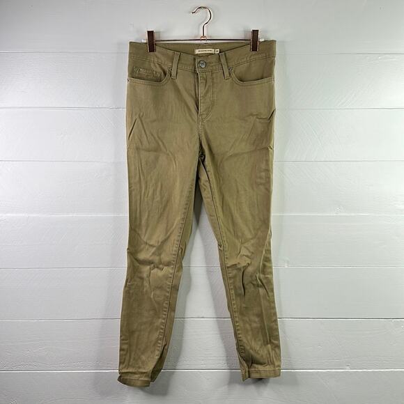 LEVI'S 311‎ Shaping Skinny Tan Khaki Jeans Pants Size 28 - Picture 1 of 10